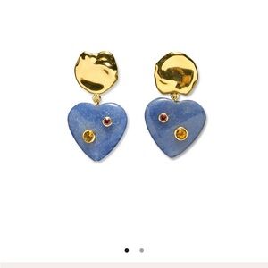 Lizzie Fortunato Rio Heart Earrings
